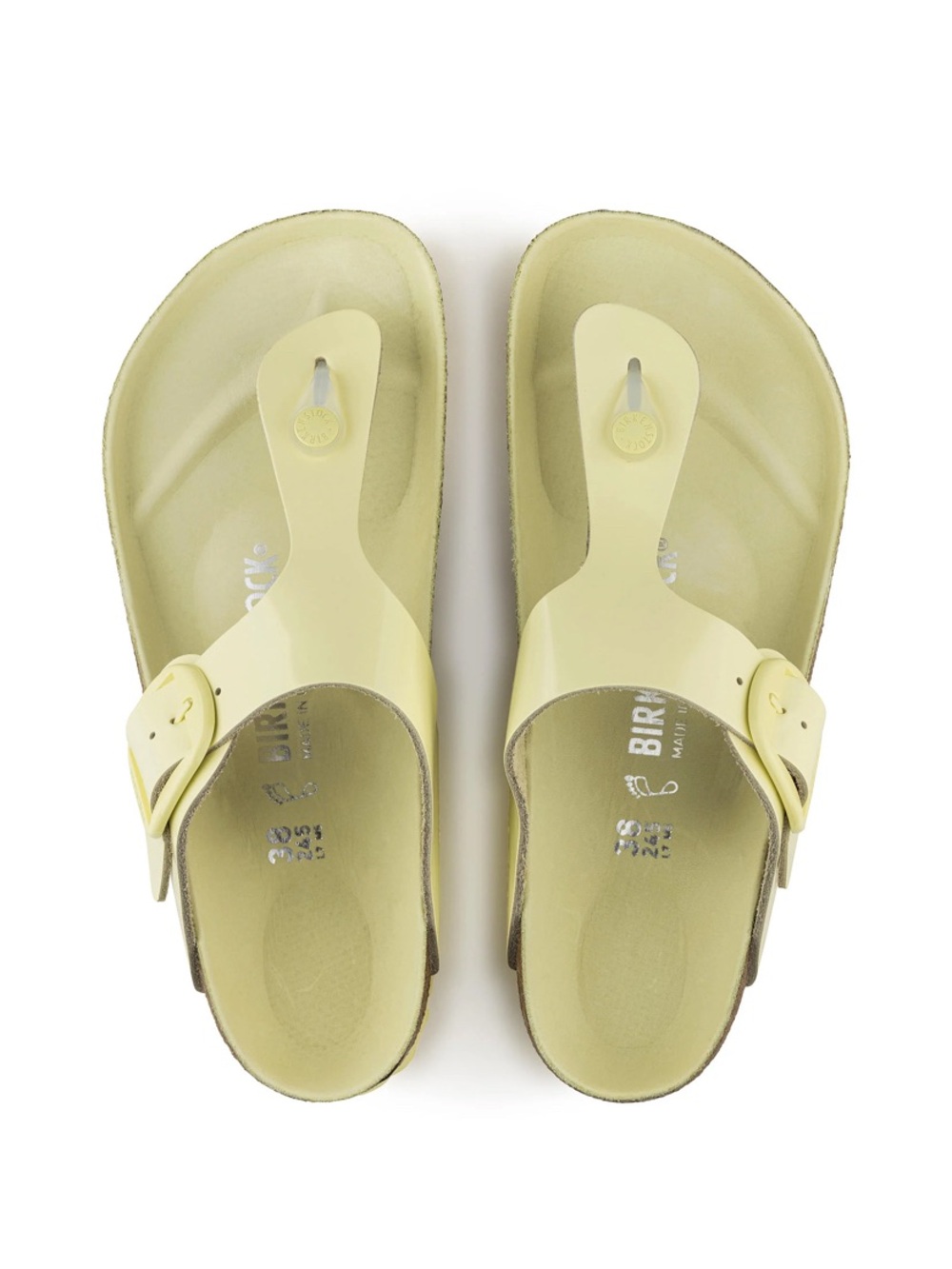 Birkenstock GIZEH BIG BUCKLE Yellow/Popcorn